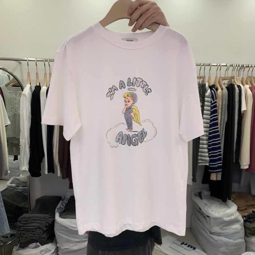 LELEN韓國直郵㊣女裝新款25秋冬推薦時尚職業休閑真品人氣T恤LELENT恤