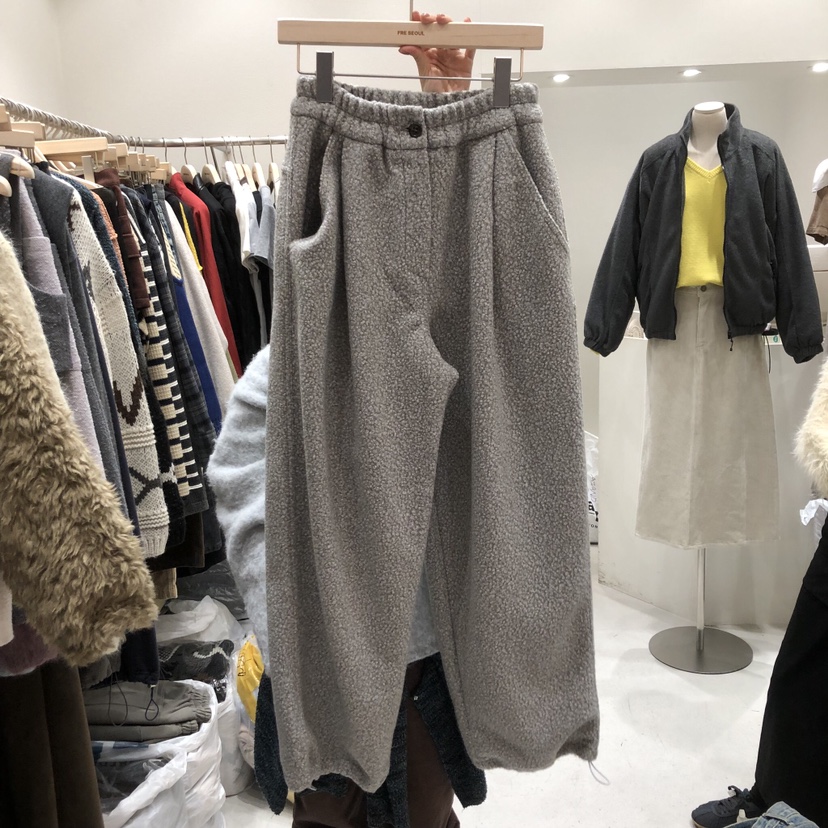 FRE東大門㊣直郵女士新款休閑人氣25秋冬熱賣推薦休閑褲加絨FRE休閑褲
