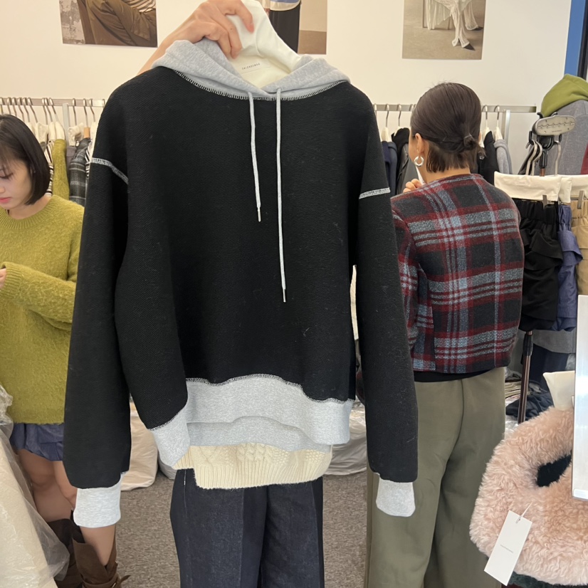 SALONDEMAG韓國直郵㊣女士新品時尚推薦熱賣人氣職業衛衣兜帽SALONDEMAG衛衣圖色3