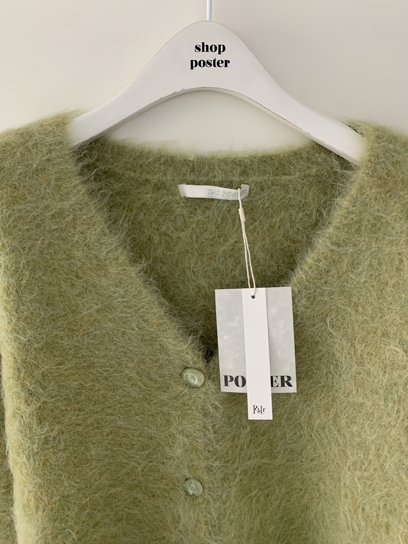 SHOP POSTER東大門㊣代購女士新款推薦真品針織衫羊駝毛開衫SHOP_POSTER針織衫