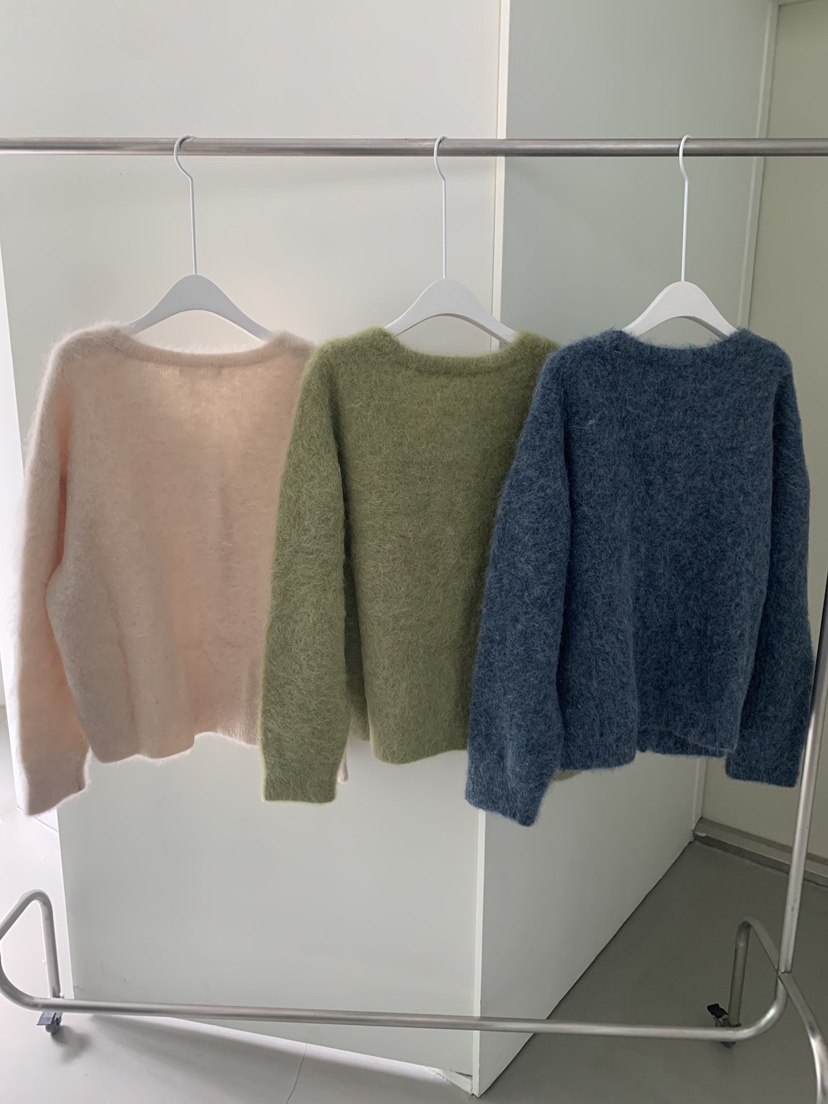 SHOP POSTER東大門㊣代購女士新款推薦真品針織衫羊駝毛開衫SHOP_POSTER針織衫