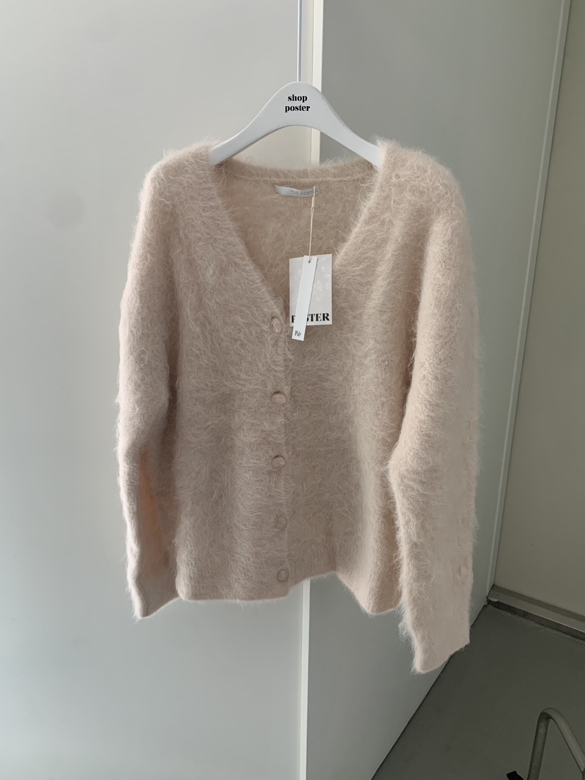 SHOP POSTER東大門㊣代購女士新款推薦真品針織衫羊駝毛開衫SHOP_POSTER針織衫