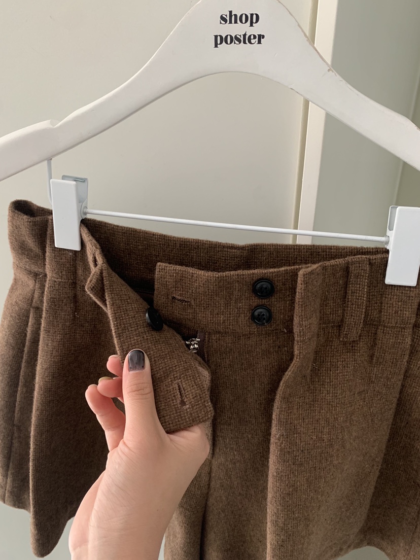 SHOP POSTER韓國直郵㊣女士新品25秋冬推薦熱賣休閑真品短褲SHOP_POSTER短褲