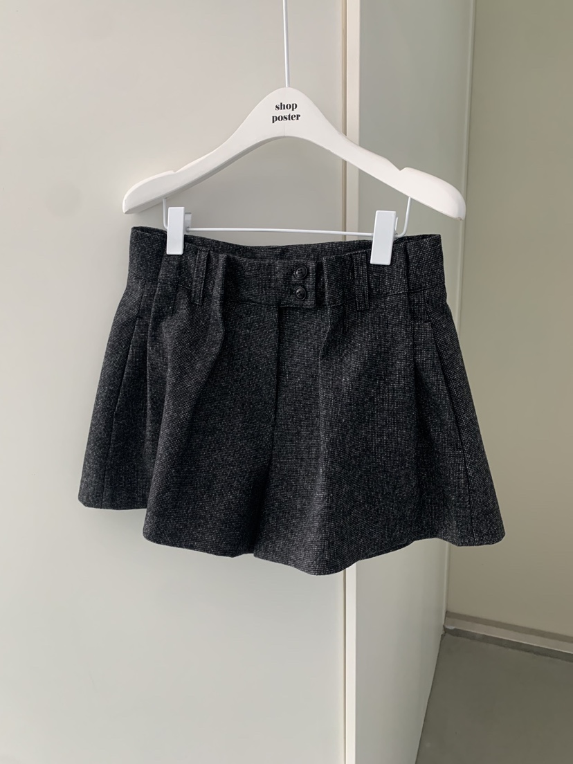 SHOP POSTER韓國直郵㊣女士新品25秋冬推薦熱賣休閑真品短褲SHOP_POSTER短褲圖色2