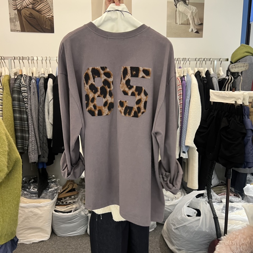 SALONDEMAG韓國代購㊣女士新款真品熱賣人氣長袖T恤不含配飾SALONDEMAG長袖T恤