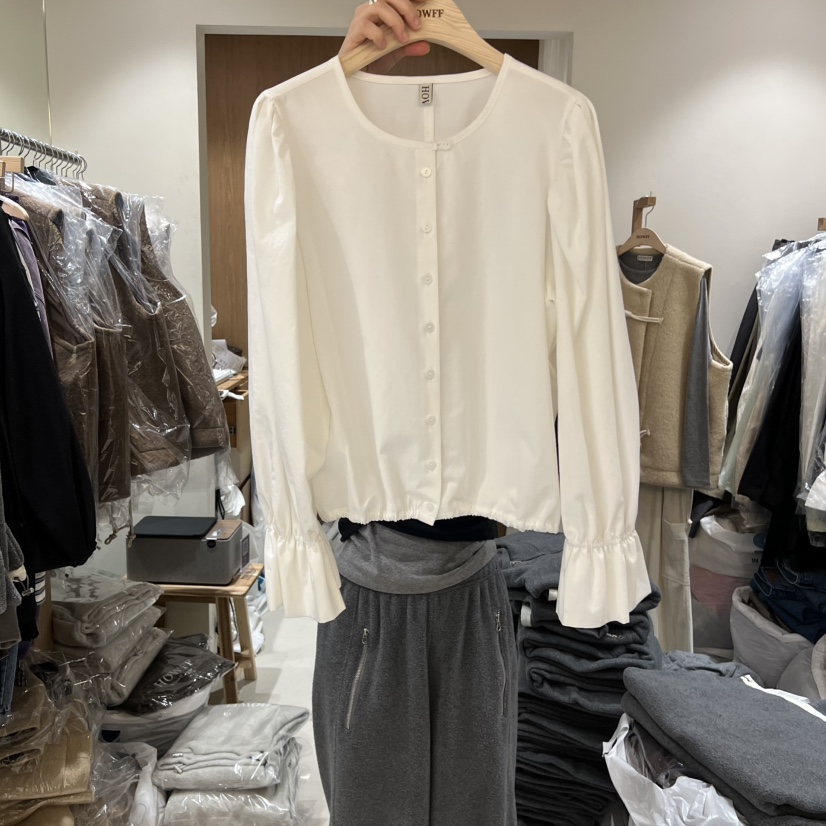 HOWFF東大門㊣直郵女士新品熱賣人氣休閑25秋冬時尚長袖T恤HOWFF長袖T恤