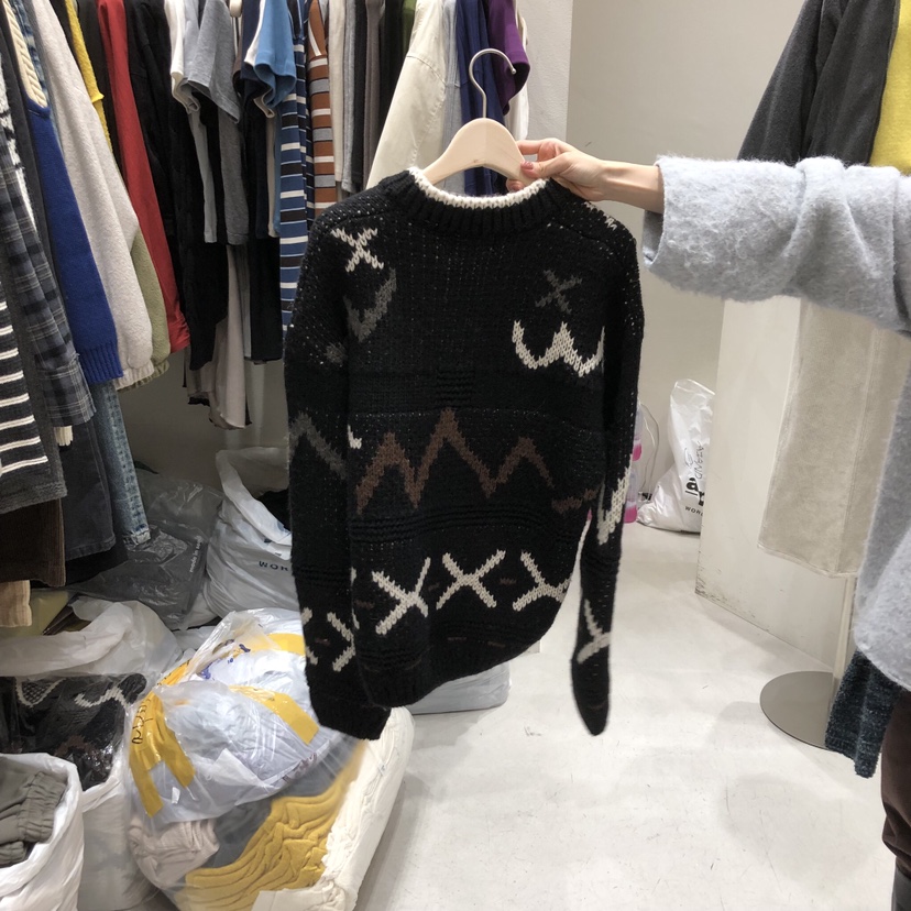 FRE東大門㊣實拍女裝新品職業時尚真品25秋冬熱賣休閑針織衫FRE針織衫