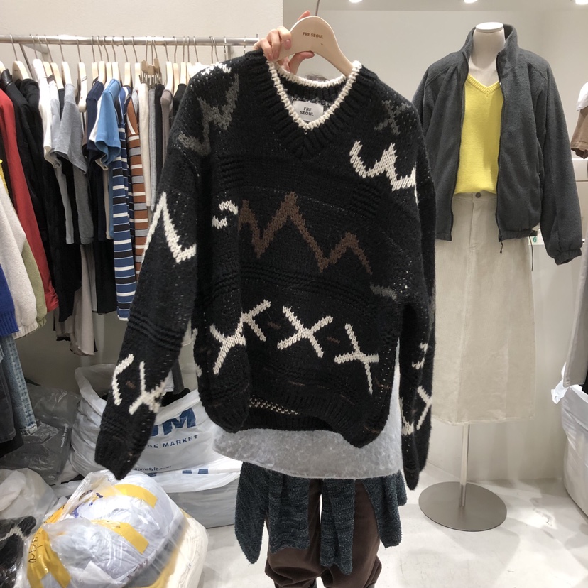 FRE東大門㊣實拍女裝新品職業時尚真品25秋冬熱賣休閑針織衫FRE針織衫