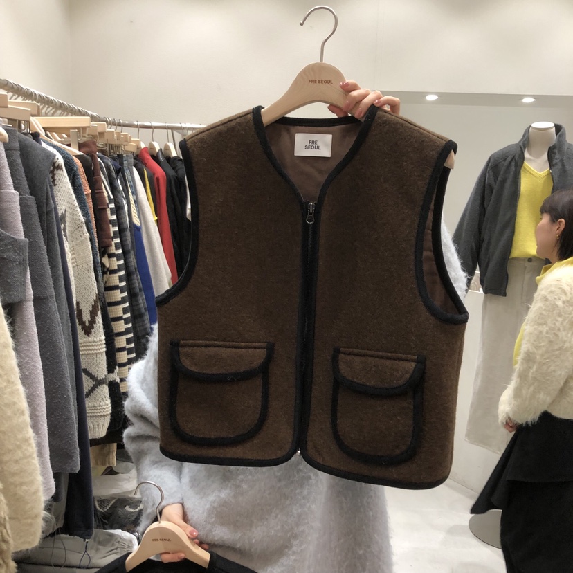 FRE東大門㊣代購女士新款25秋冬推薦熱賣真品人氣休閑時尚馬甲FRE馬甲