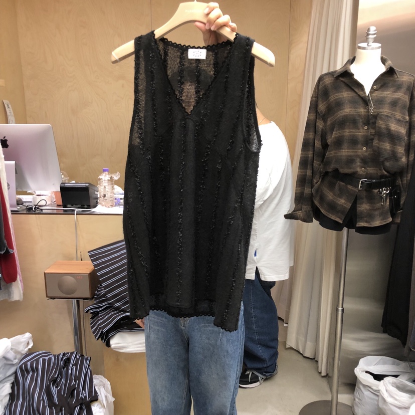 PLEASURE韓國直郵㊣女裝新品推薦25秋冬人氣休閑真品吊帶背心PLEASURE吊帶/背心圖色2