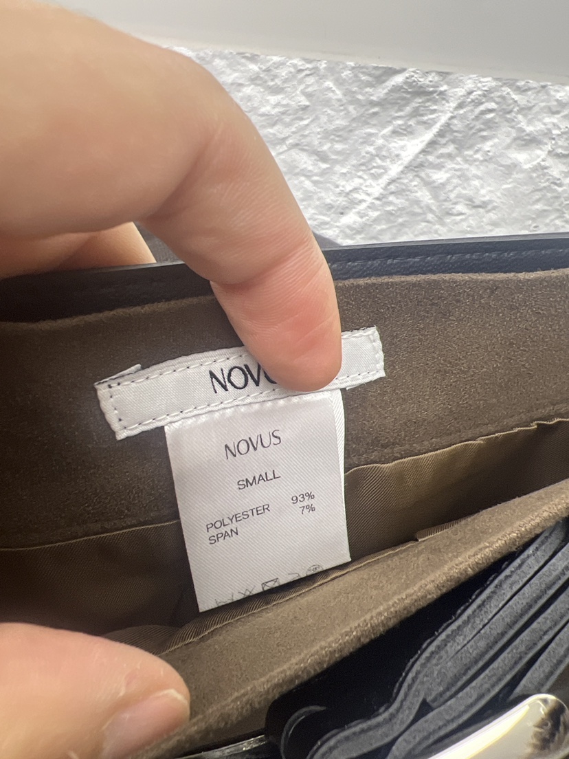 NOVUS韓國代購㊣女士新品時尚推薦半身裙中短裙不含腰帶絨面革NOVUS半身裙/中短裙