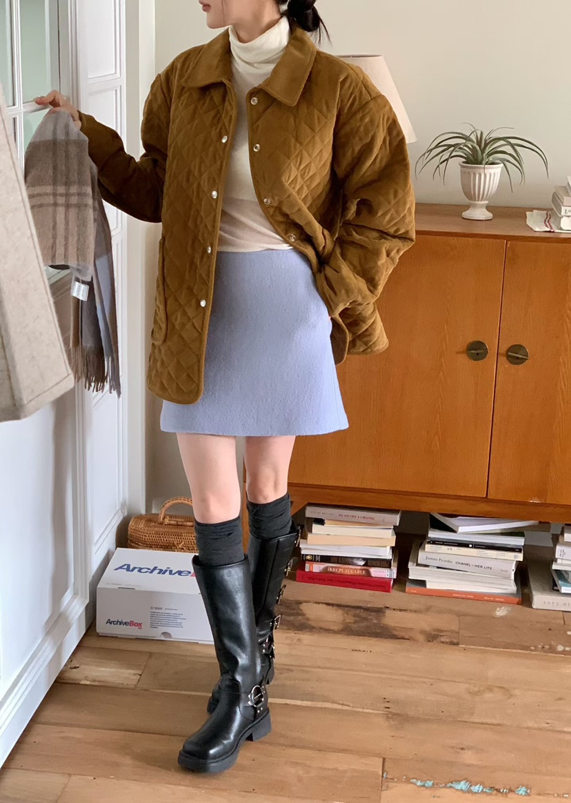 BINUS韓國直郵㊣女士新品真品人氣熱賣時尚推薦休閑25秋冬短裙BINUS短裙