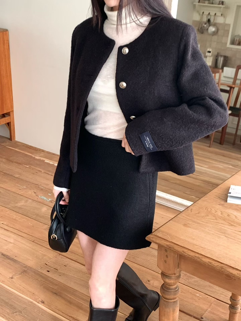 BINUS韓國直郵㊣女士新品真品人氣熱賣時尚推薦休閑25秋冬短裙BINUS短裙