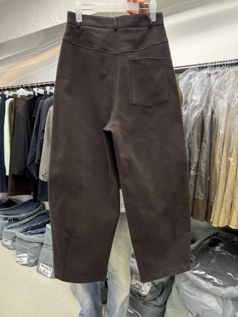 NOVUS東大門㊣代購女士新品職業休閑休閑褲不含腰帶羊毛拉絨NOVUS休閑褲