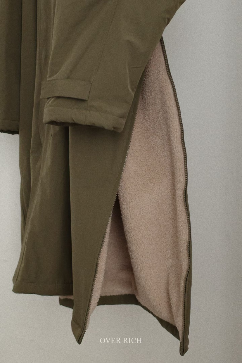 OVER RICH韓國直郵㊣女士新款職業時尚人氣熱賣中長款大衣OVER RICH中長款大衣