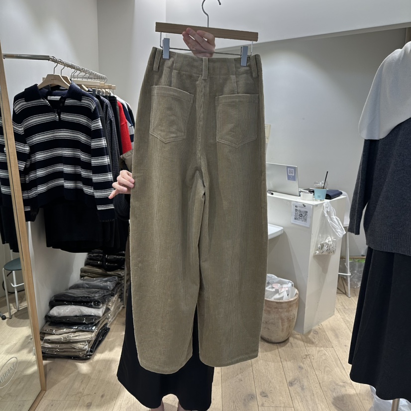 MARANT韓國直郵㊣女士新款推薦休閑職業25秋冬休閑褲燈芯絨MARANT休閑褲