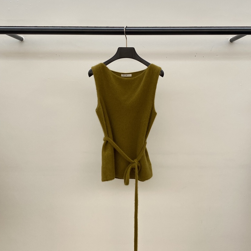 ID東大門㊣直郵女士新款真品時尚25秋冬吊帶背心含腰繩浣熊ID吊帶/背心圖色2