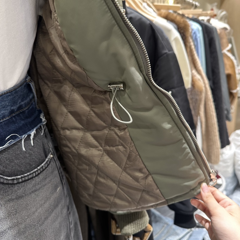 VINTAGE VIBE東大門㊣直郵女士新品休閑時尚25秋冬夾克填充VINTAGE VIBE夾克