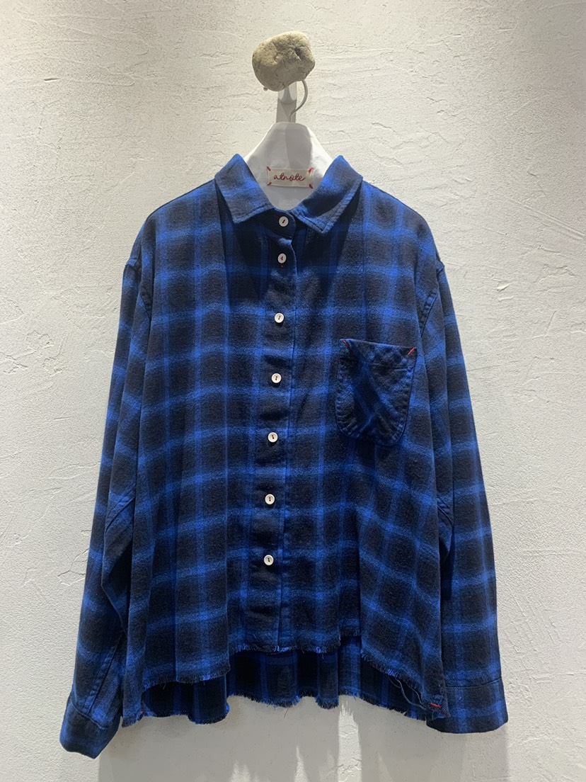 AT NOTE東大門㊣代購女士新品推薦人氣襯衫蕾絲衫水洗格紋AT NOTE襯衫/蕾絲衫圖色2