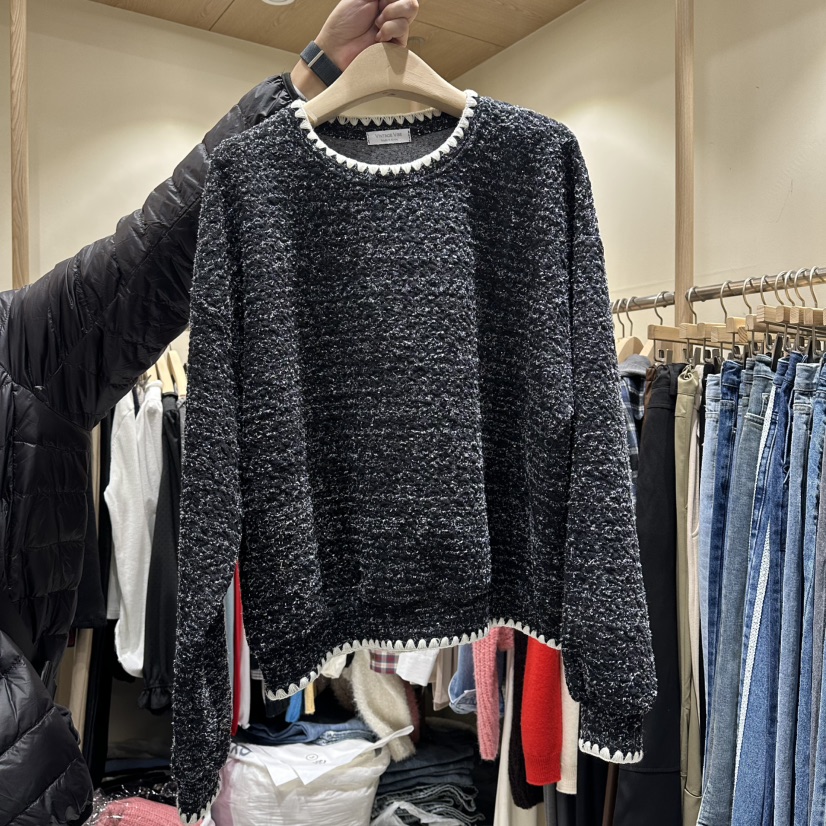 VINTAGE VIBE東大門㊣實拍女裝新款休閑熱賣人氣職業真品衛衣VINTAGE VIBE衛衣圖色2