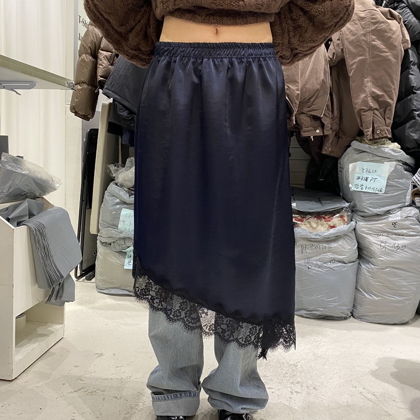 BRICKLANE東大門㊣直郵女裝新品真品25秋冬休閑半身裙中短裙BRICKLANE半身裙/中短裙圖色2