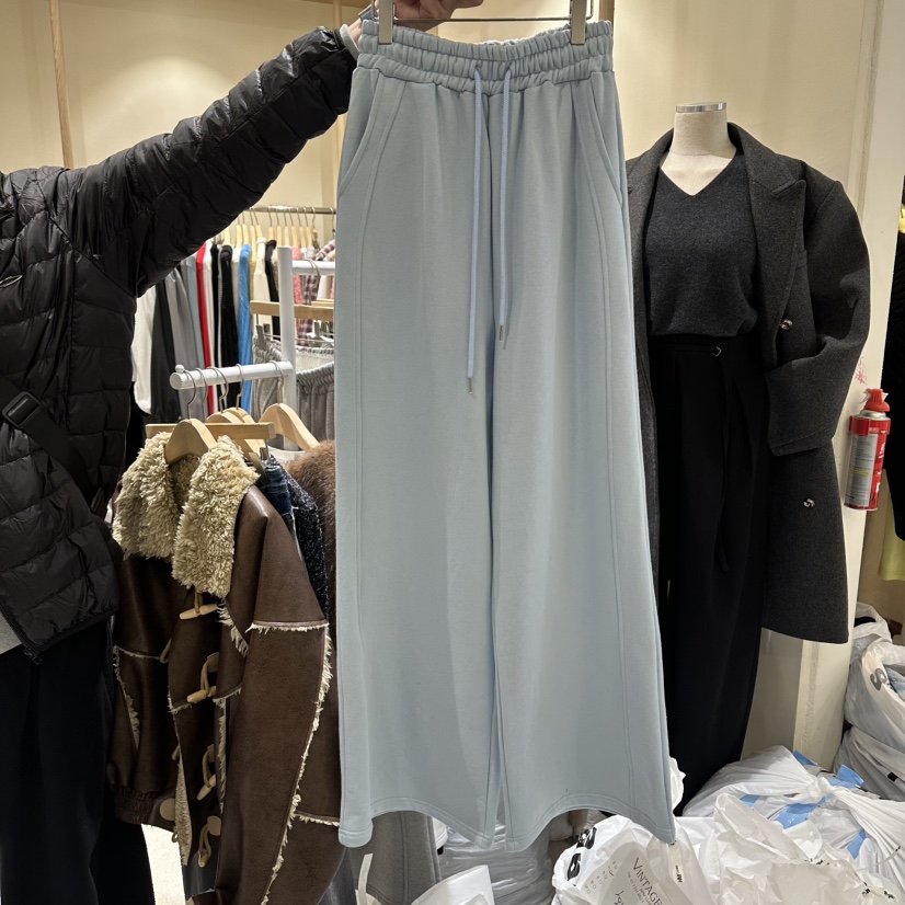 VINTAGE VIBE東大門㊣實拍女裝新款人氣25秋冬熱賣休閑褲加絨VINTAGE VIBE休閑褲圖色2