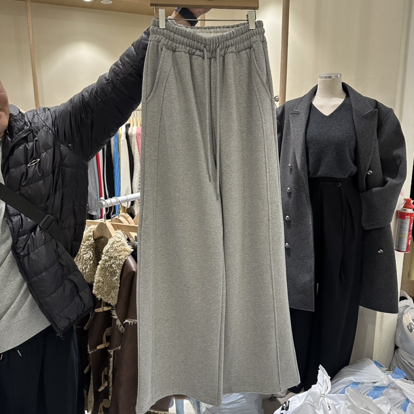 VINTAGE VIBE東大門㊣實拍女裝新款人氣25秋冬熱賣休閑褲加絨VINTAGE VIBE休閑褲圖色3