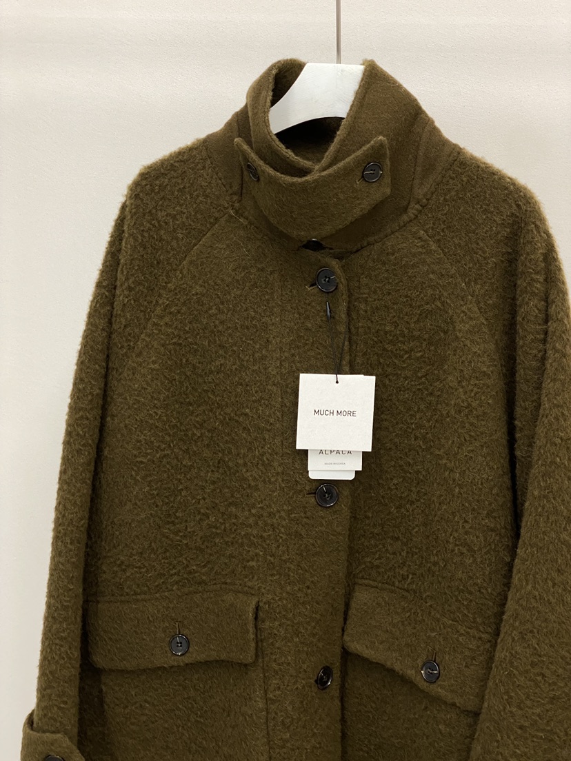 MUCH MORE東大門㊣實拍女裝新款休閑25秋冬真品中長款大衣MUCH MORE中長款大衣