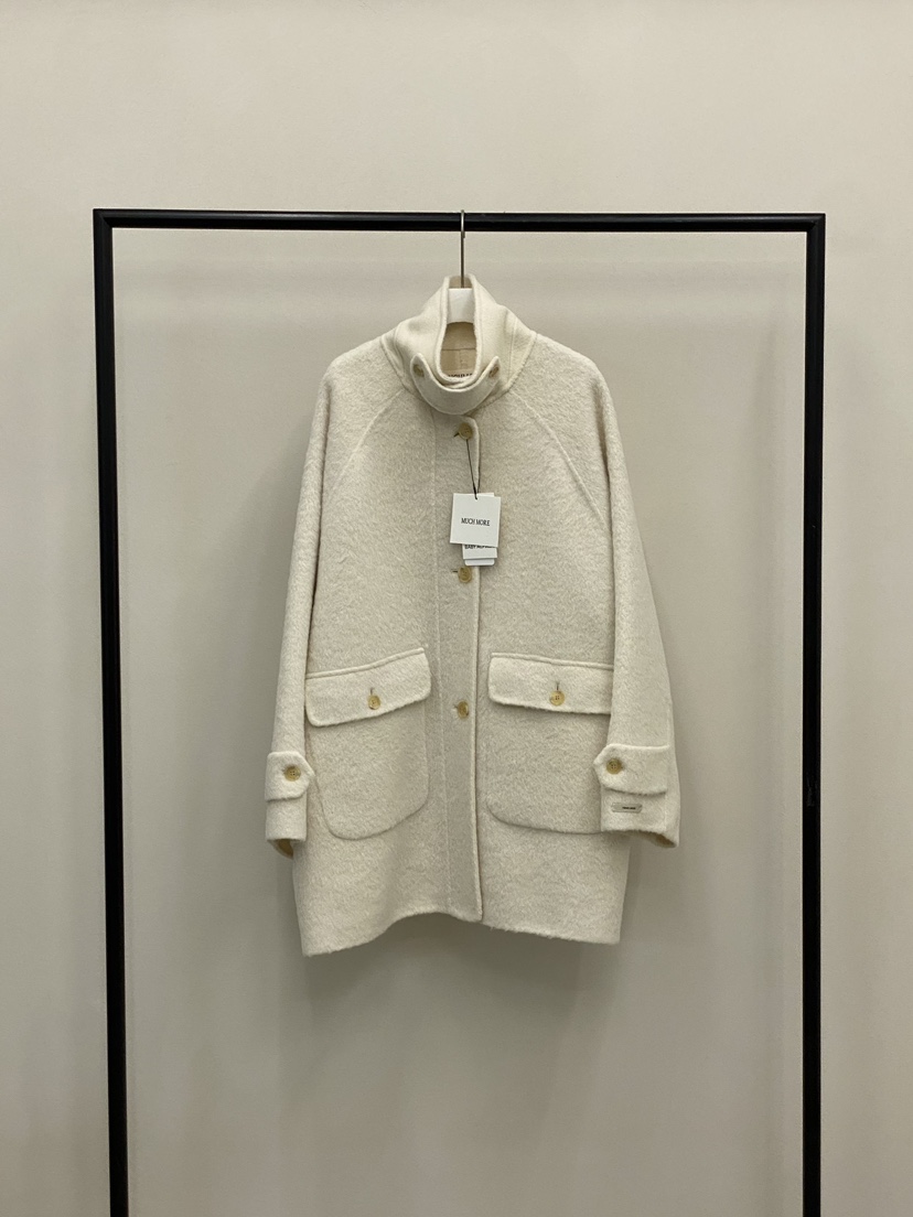 MUCH MORE東大門㊣實拍女裝新款休閑25秋冬真品中長款大衣MUCH MORE中長款大衣