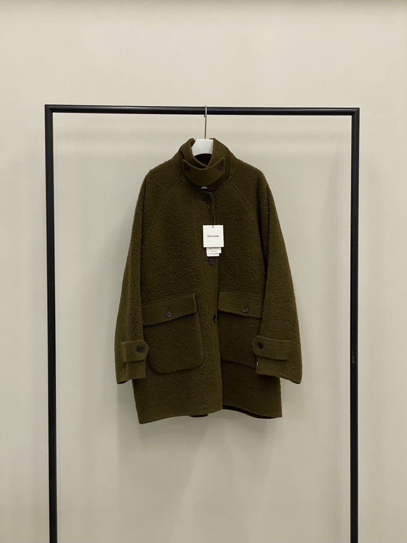 MUCH MORE東大門㊣實拍女裝新款休閑25秋冬真品中長款大衣MUCH MORE中長款大衣圖色5