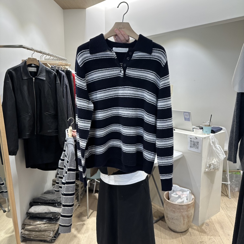 MARANT韓國直郵㊣女裝新款真品休閑熱賣時尚人氣推薦針織衫MARANT針織衫