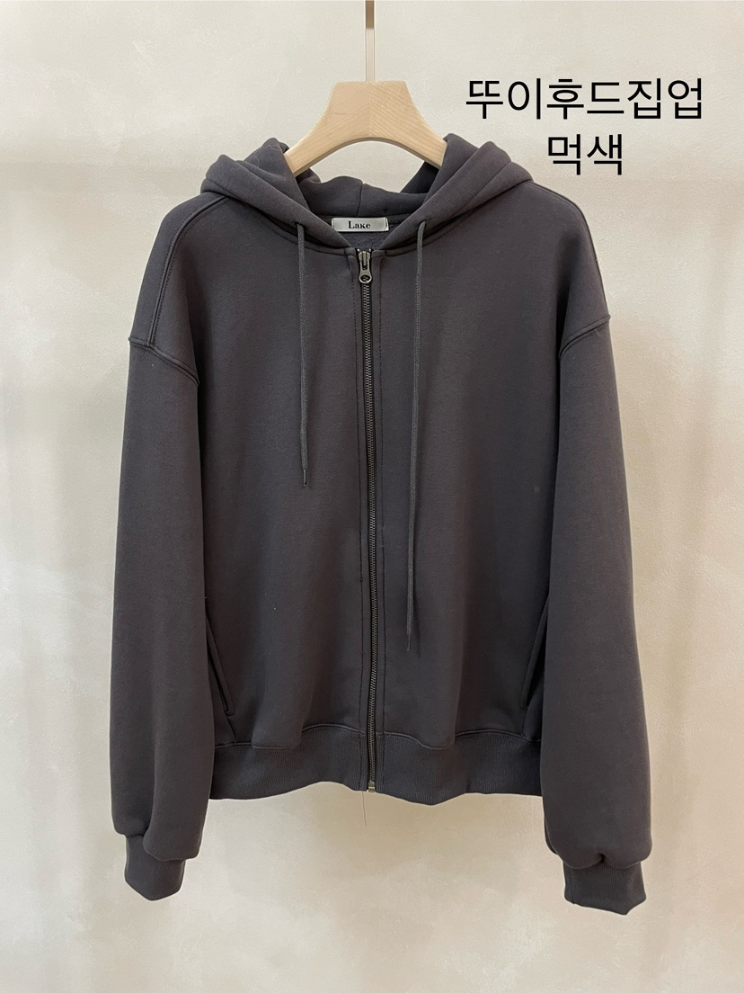 LAKE-A韓國代購㊣女裝新款25秋冬熱賣休閑職業時尚衛衣拉鏈Lake side衛衣圖色2