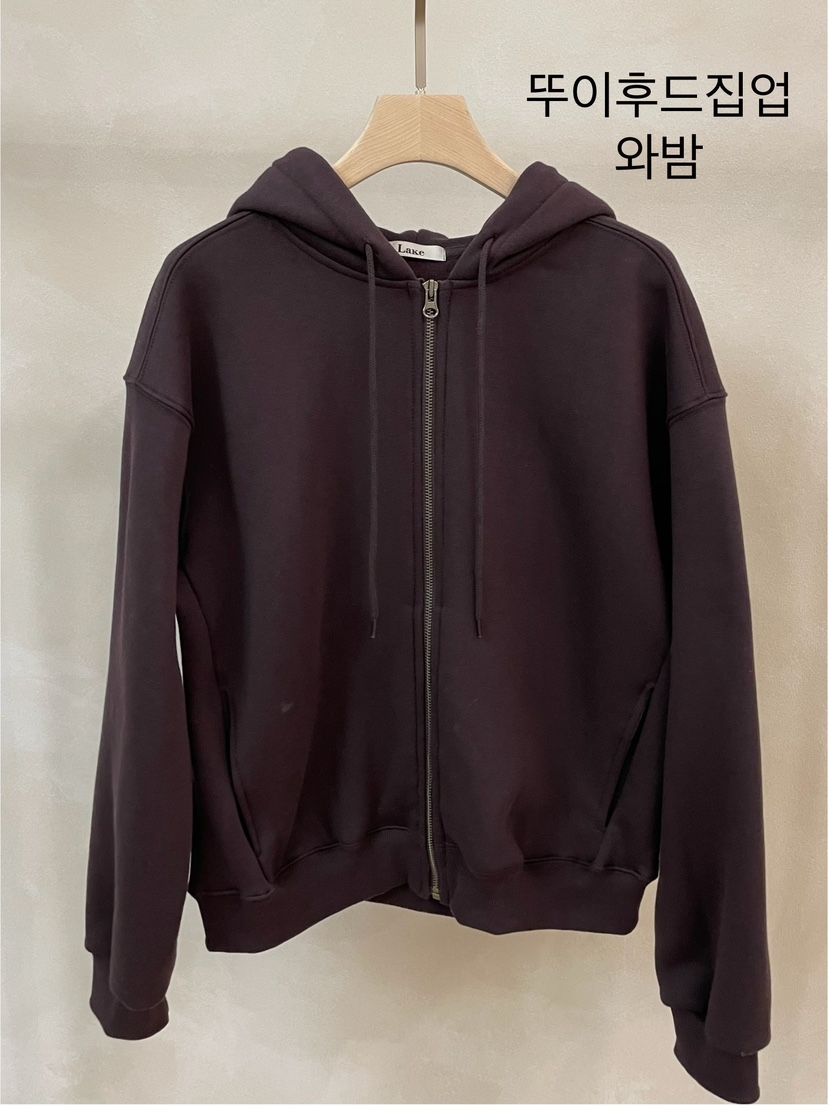 LAKE-A韓國代購㊣女裝新款25秋冬熱賣休閑職業時尚衛衣拉鏈Lake side衛衣圖色5