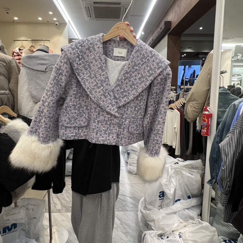 BEEN-A東大門㊣直郵女士新品25秋冬推薦時尚人氣熱賣休閑夾克BEEN-A夾克