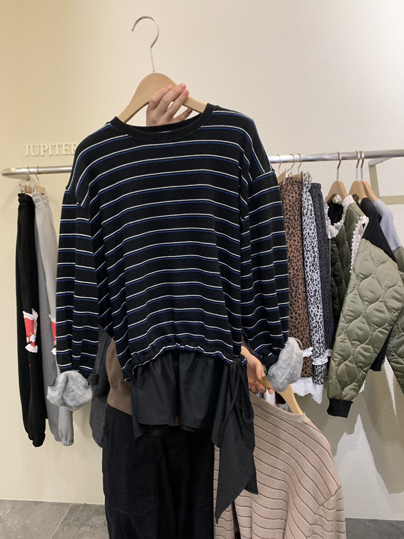 JUPITER韓國代購㊣女士新品25秋冬熱賣真品推薦人氣時尚衛衣JUPITER衛衣圖色2