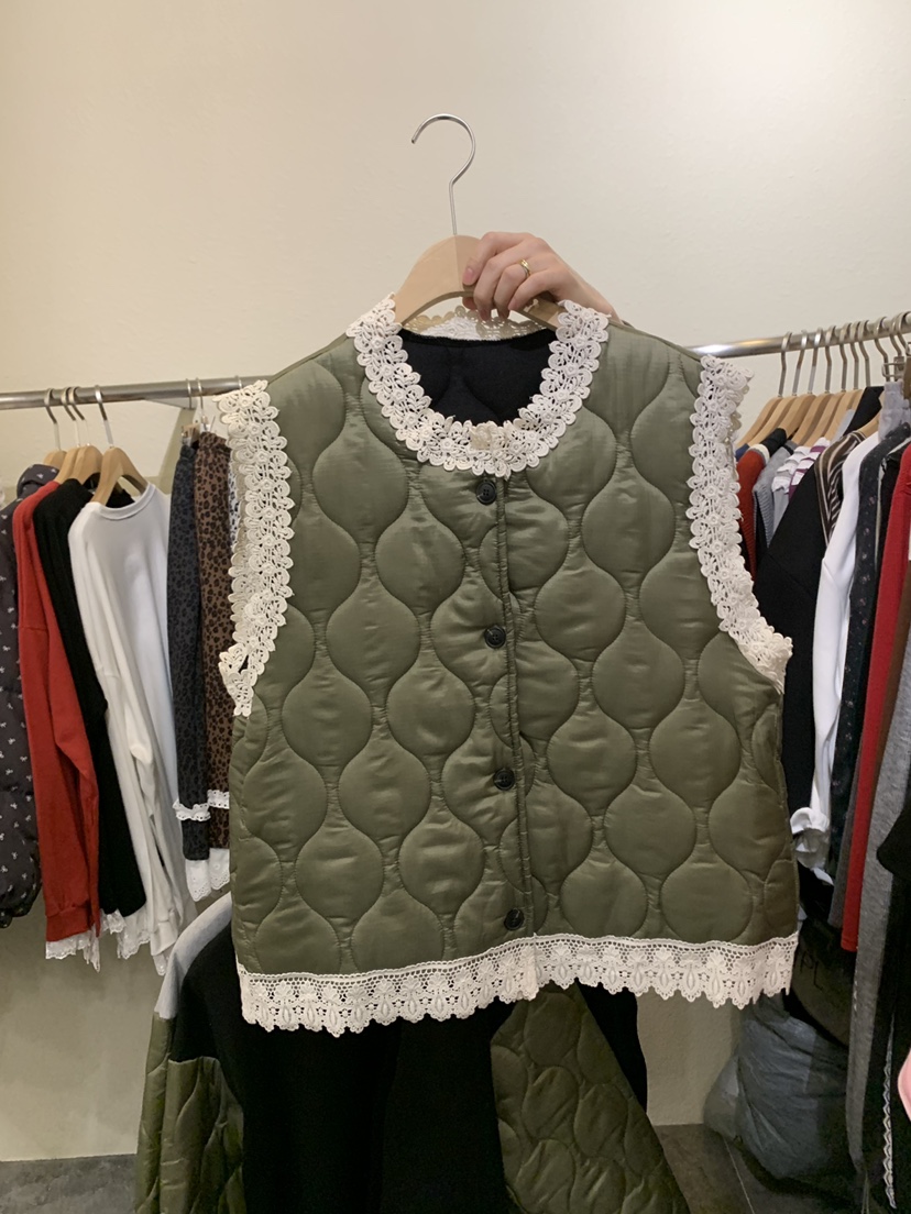 JUPITER韓國直郵㊣女士新款25秋冬職業休閑推薦熱賣馬甲絎縫JUPITER馬甲