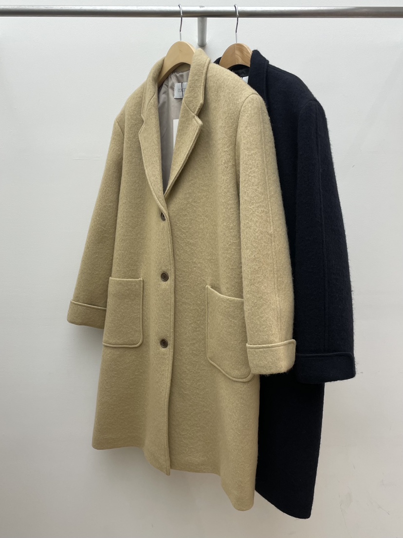 COMETE東大門㊣代購女士新品熱賣人氣25秋冬真品中長款大衣COMETE中長款大衣