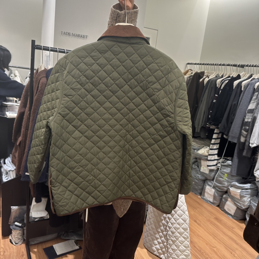 JADEMARKET東大門㊣直郵女裝新款休閑真品25秋冬熱賣短款棉服JADE MARKET短款棉服