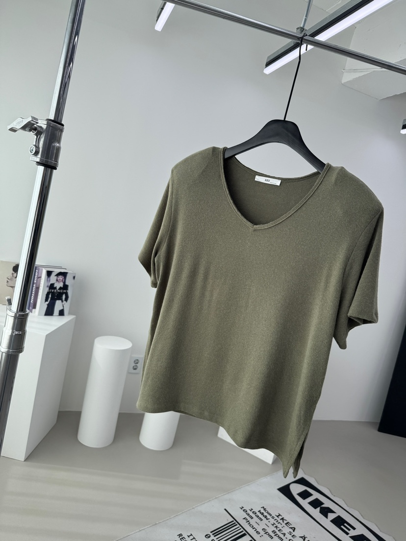 RED-A韓國代購㊣女裝新款職業25秋冬推薦人氣真品熱賣休閑T恤RED-AT恤圖色3