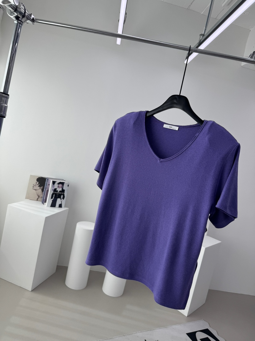 RED-A韓國代購㊣女裝新款職業25秋冬推薦人氣真品熱賣休閑T恤RED-AT恤圖色4