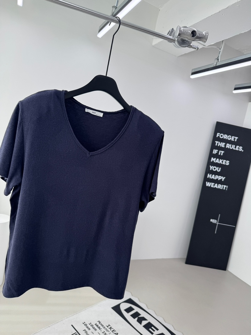 RED-A韓國代購㊣女裝新款職業25秋冬推薦人氣真品熱賣休閑T恤RED-AT恤圖色5