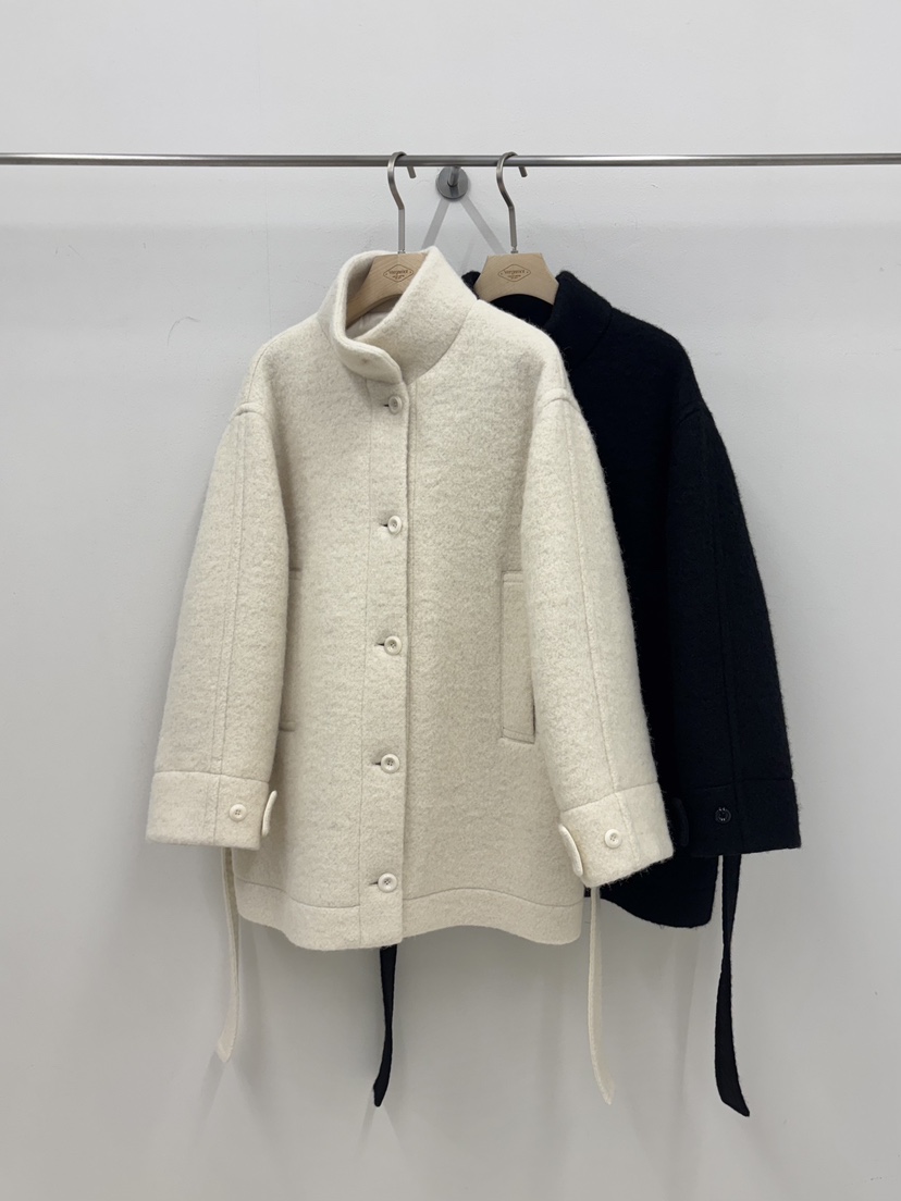 VERGAMOT東大門㊣直郵女士新品時尚真品休閑短款大衣含腰帶VERGAMOT短款大衣