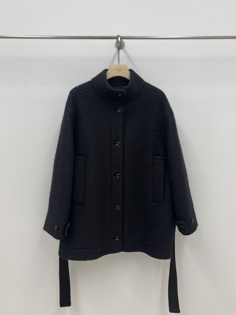 VERGAMOT東大門㊣直郵女士新品時尚真品休閑短款大衣含腰帶VERGAMOT短款大衣圖色2