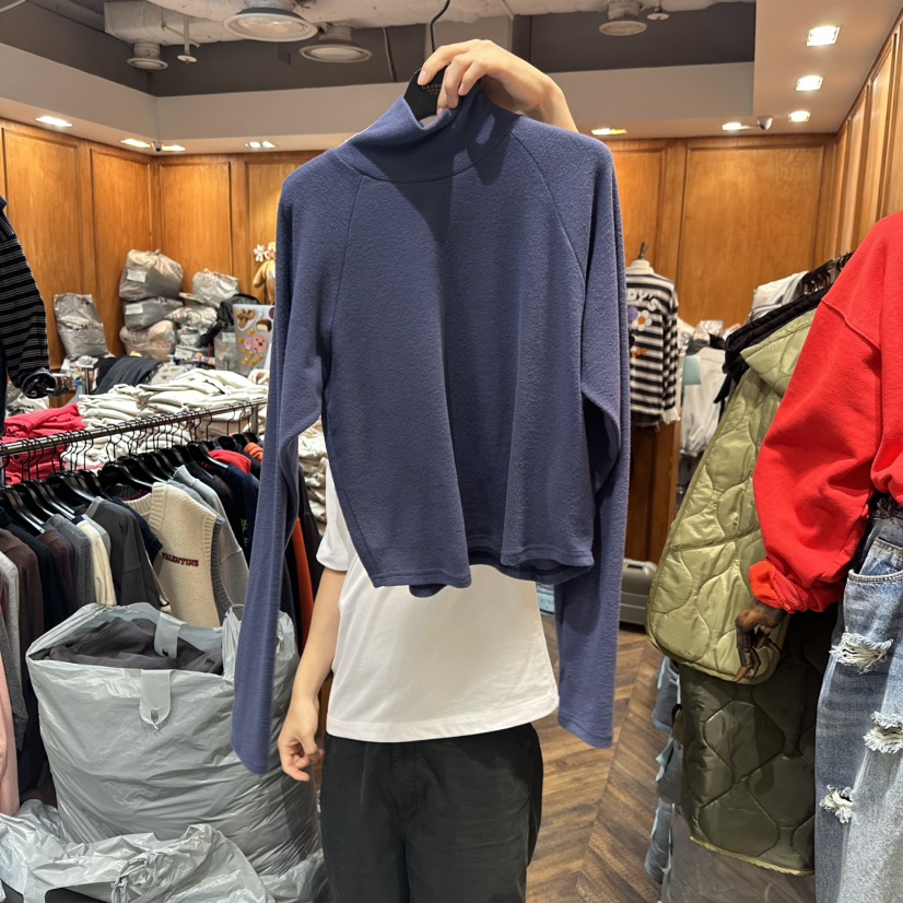 GARMENT-P韓國直郵㊣女裝新款休閑人氣推薦真品時尚長袖T恤GARMENT長袖T恤圖色9