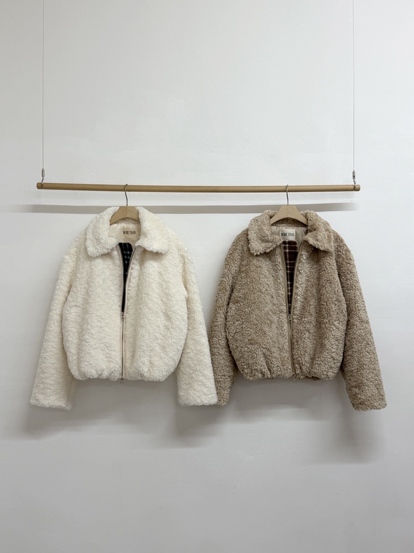 MORE THAN-P韓國代購㊣女裝新款推薦25秋冬時尚人氣熱賣夾克MORE THAN夾克