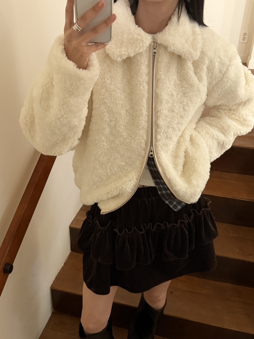 MORE THAN-P韓國代購㊣女裝新款推薦25秋冬時尚人氣熱賣夾克MORE THAN夾克