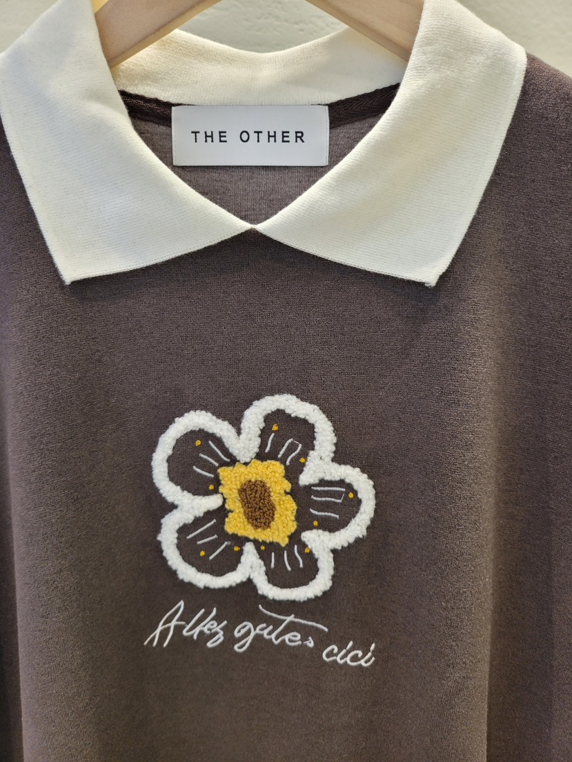 THE OTHER東大門㊣實拍女裝新款休閑職業人氣25秋冬衛衣假兩件THE OTHER衛衣