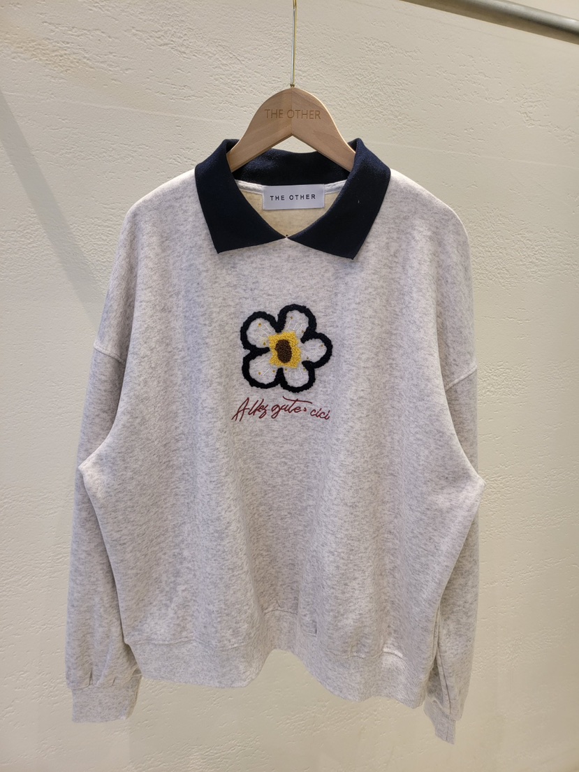 THE OTHER東大門㊣實拍女裝新款休閑職業人氣25秋冬衛衣假兩件THE OTHER衛衣圖色3