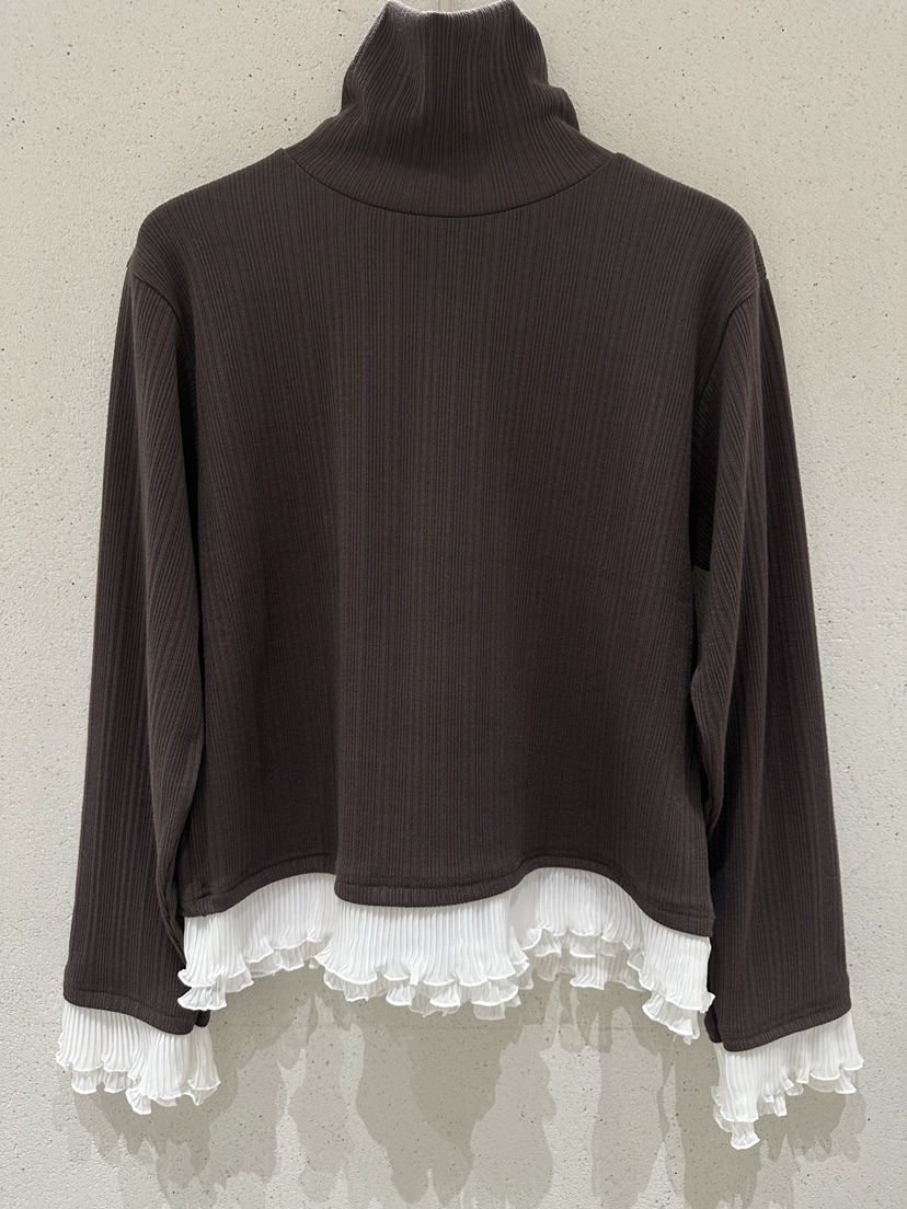 FIZZ東大門㊣直郵女裝新款時尚人氣熱賣推薦25秋冬職業長袖T恤FIZZ長袖T恤圖色2