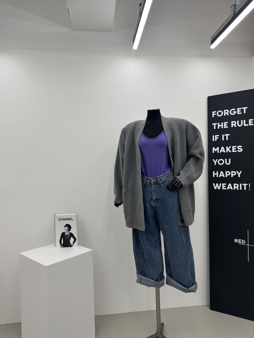 RED-A東大門㊣實拍女裝新品熱賣人氣休閑推薦針織衫羊毛開衫RED-A針織衫